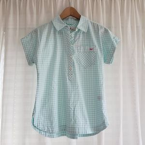vineyard vines gingham popover NWOT